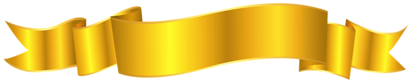 This png image - Curled Banner Yellow PNG Clipart, is available for free download