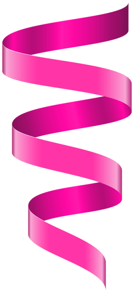 This png image - Curly Banner Ribbon Pink Clipart Image, is available for free download