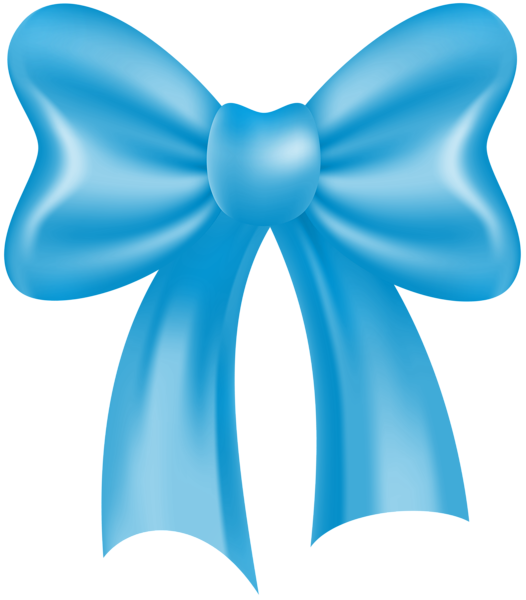 This png image - Cute Bow Blue PNG Clipart, is available for free download