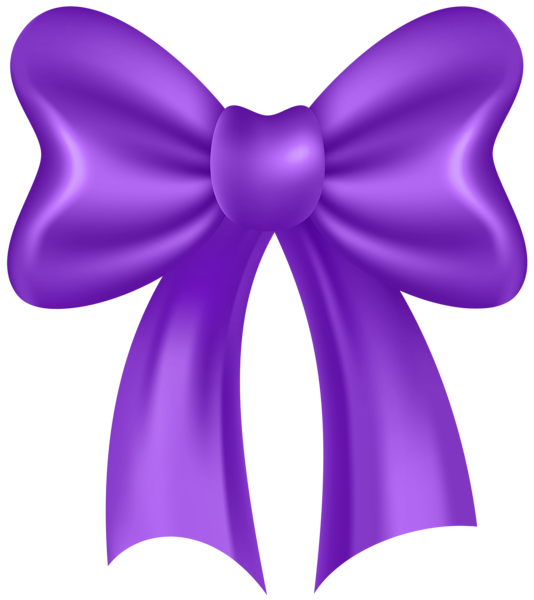 This png image - Cute Bow Purple PNG Clipart, is available for free download