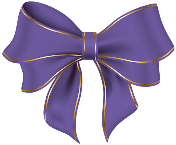 This png image - Cute Violet Bow PNG Transparent Clipart, is available for free download