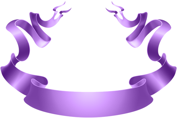 This png image - Deco Banner Purple Transparent Image, is available for free download
