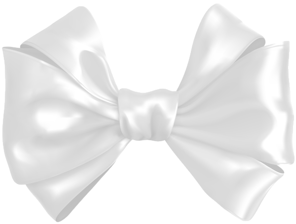 This png image - Decorative Bow White Clip Art, is available for free download