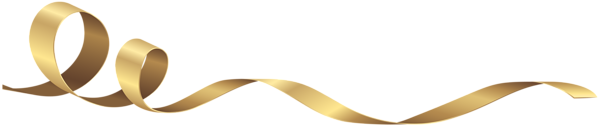 This png image - Decorative Gold Curly Tape Transparent PNG Clip Art, is available for free download