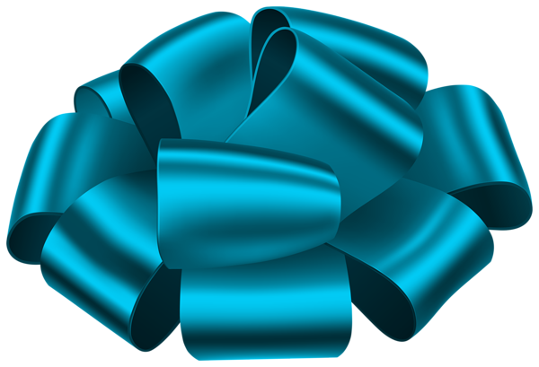 This png image - Gift Bow Blue PNG Clipart, is available for free download