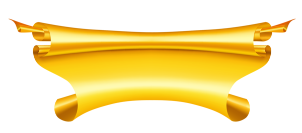 This png image - Gold Banner Clipart, is available for free download