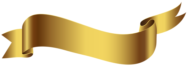 This png image - Gold Banner PNG Transparent Image, is available for free download