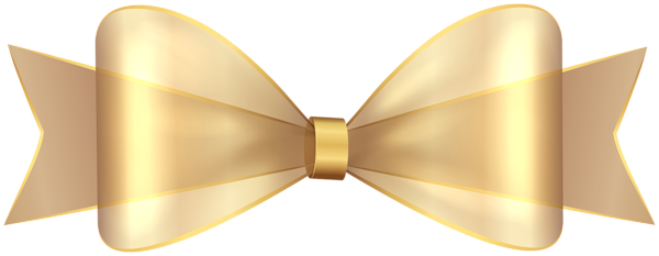 This png image - Gold Bow Decor PNG Clipart, is available for free download