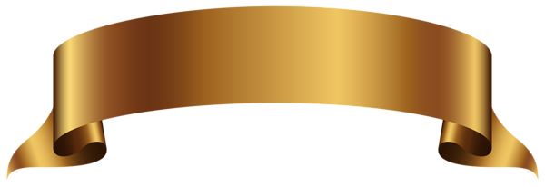 This png image - Golden Banner Transparent PNG Clip Art Image, is available for free download