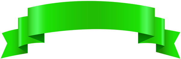 This png image - Green Banner Transparent Clip Art, is available for free download
