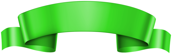 This png image - Green Banner Transparent PNG Clipart, is available for free download
