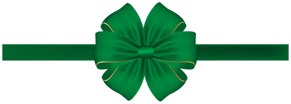 This png image - Green Bow with Ribbon Clip Art, is available for free download