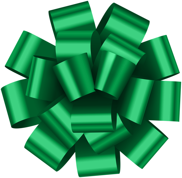 This png image - Green Foil Bow PNG Clip Art, is available for free download