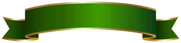 This png image - Green Gold Banner PNG Clipart, is available for free download