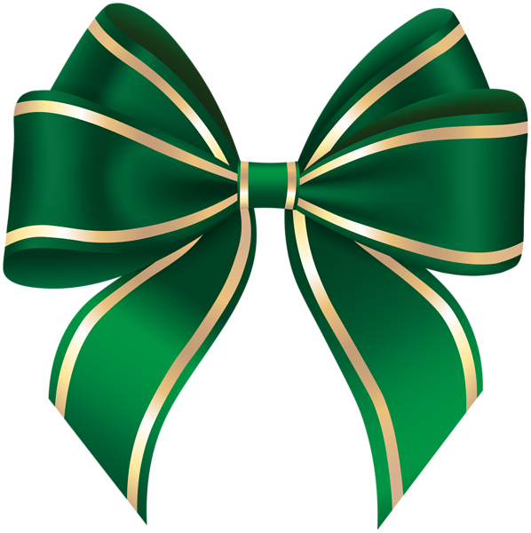 This png image - Green Gold Bow Decoration PNG Clipart, is available for free download
