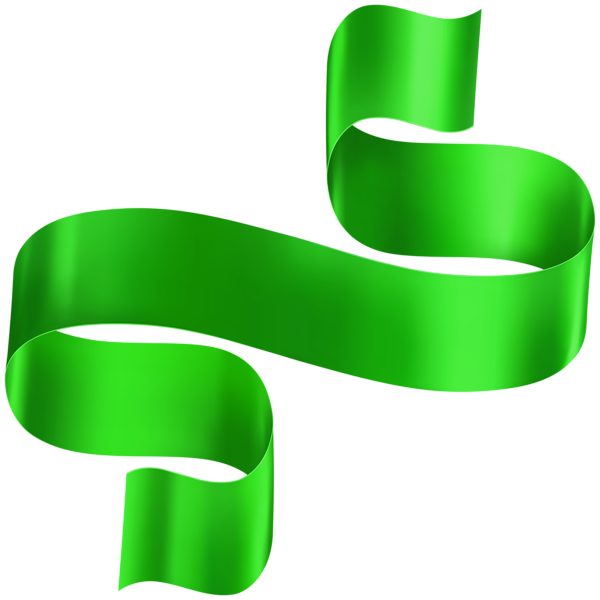 This png image - Green Ribbon PNG Clipart, is available for free download