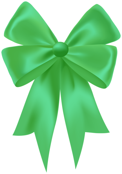This png image - Green Satin Bow Clip Art Image, is available for free download