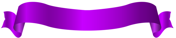 Long Purple Banner PNG Transparent Clip Art Image ...