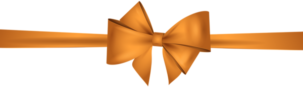 This png image - Orange Bow PNG Clip Art, is available for free download