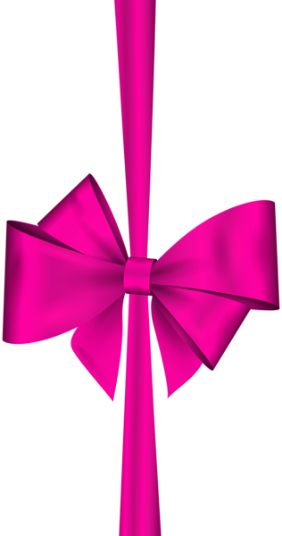 Beautiful Pink Ribbon Bow White Background Stock Photo by