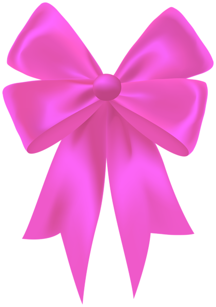 Pink Satin Bow Clip Art Image | Gallery Yopriceville - High-Quality ...