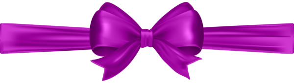 Purple Bow Deco PNG Clip Art Image | Gallery Yopriceville - High ...
