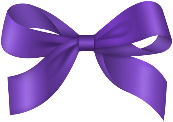 This png image - Purple Bow Decor Clipart, is available for free download