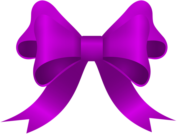 This png image - Purple Bow PNG Clipart, is available for free download