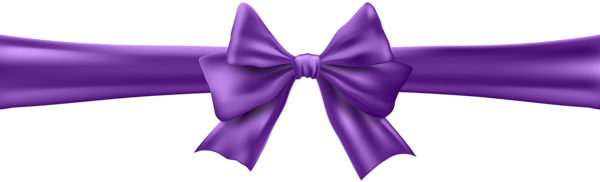 This png image - Purple Bow with Ribbon Clip Art Image, is available for free download