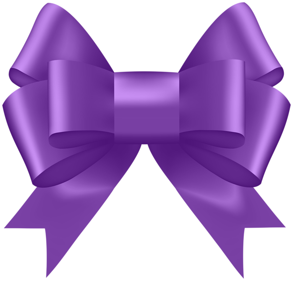 Purple Deco Bow Clip Art Image | Gallery Yopriceville - High-Quality ...