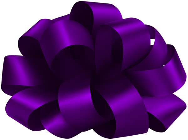 This png image - Purple Foil Bow PNG Clipart, is available for free download