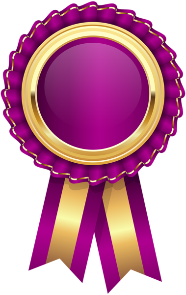 This png image - Purple Rosette PNG Clip Art Image, is available for free download