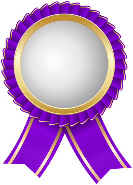 This png image - Purple Rosette PNG Transparent Clipart, is available for free download
