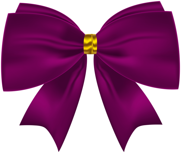 This png image - Purple and Gold Bow PNG Clipart, is available for free download