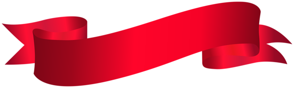This png image - Red Banner Decor PNG Clipart, is available for free download