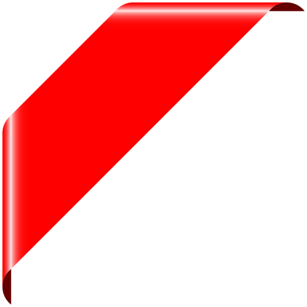 Red Corner Banner PNG Clipart Gallery Yopriceville HighQuality