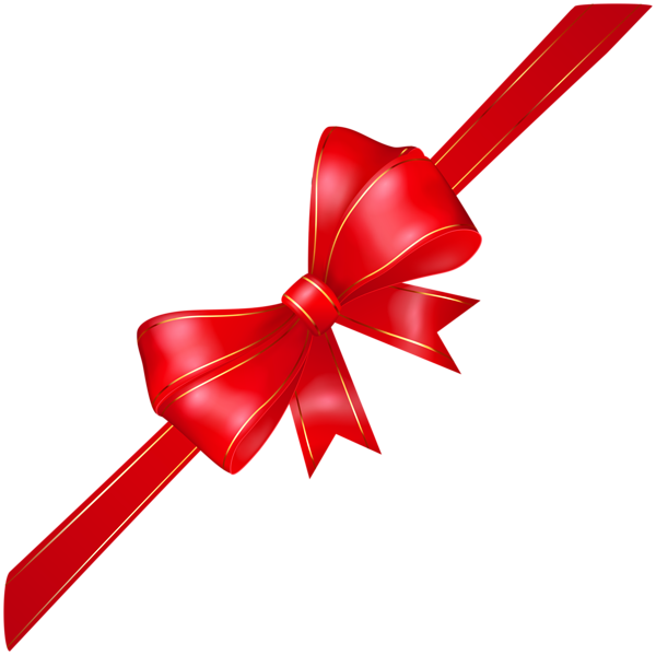 Red Corner Bow Transparent PNG Image | Gallery Yopriceville - High