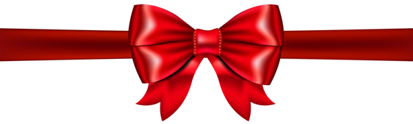 This png image - Red Deco Bow Ribbon PNG Transparent Image, is available for free download