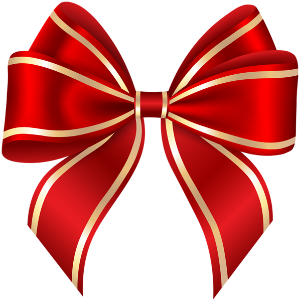 This png image - Red Gold Bow Decoration PNG Clipart, is available for free download