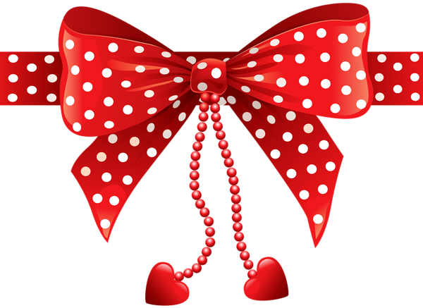 This png image - Red Polka Dots Bow Transparent Clip Art Image, is available for free download