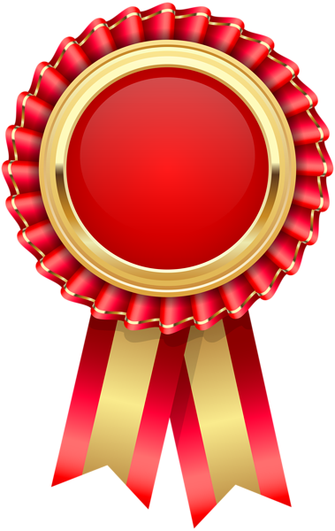 This png image - Red Rosette PNG Clip Art Image, is available for free download