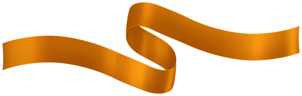 This png image - Ribbon Orange PNG Clipart, is available for free download