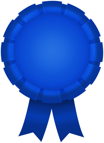 This png image - Rosette Blue Transparent PNG Clipart, is available for free download