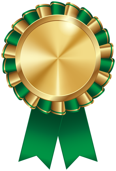 This png image - Rosette Ribbon Green Transparent Image, is available for free download