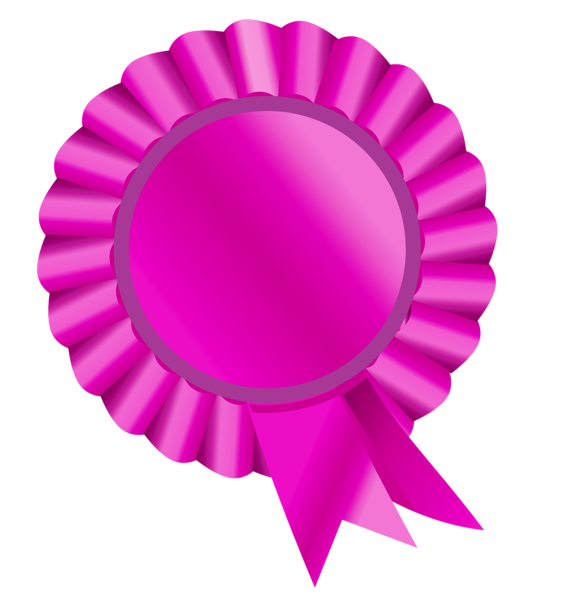 This png image - Rosette Ribbon Pink Clipart Picture, is available for free download