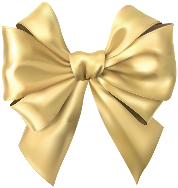 This png image - Satin Bow Gold Clip Art Image, is available for free download