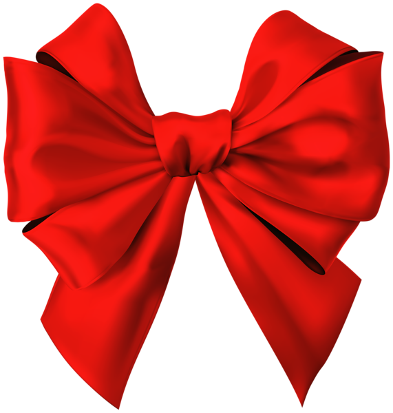 Satin Bow Red Clip Art Image | Gallery Yopriceville - High-Quality Free ...