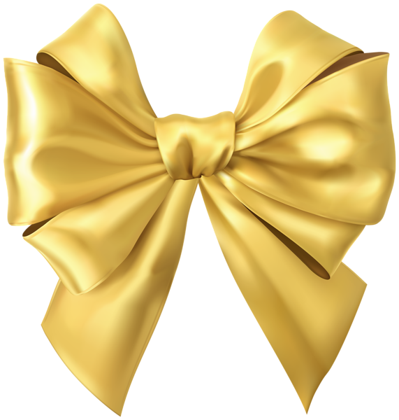 This png image - Satin Bow Yellow Clip Art Image, is available for free download