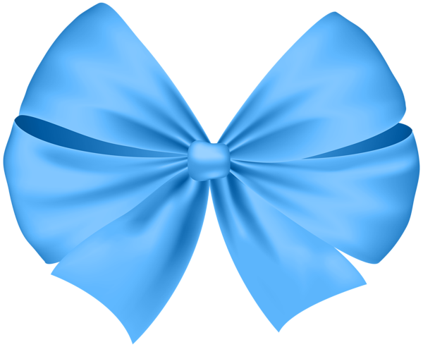 This png image - Soft Blue Bow Transparent PNG Clip Art Image, is available for free download