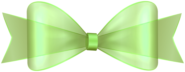 This png image - Soft Green Bow Decor PNG Clipart, is available for free download